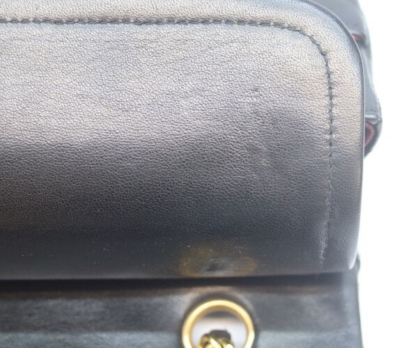 CHANEL シャネル A01112 黒ラム ゴールド金具 Wフラップ マトラッセ25 CHANEL シャネル A01112 黒ラム ゴールド金具 Wフラップ マトラッセ25