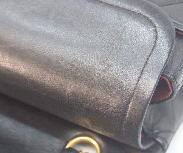 CHANEL シャネル A01112 黒ラム ゴールド金具 Wフラップ マトラッセ25 CHANEL シャネル A01112 黒ラム ゴールド金具 Wフラップ マトラッセ25