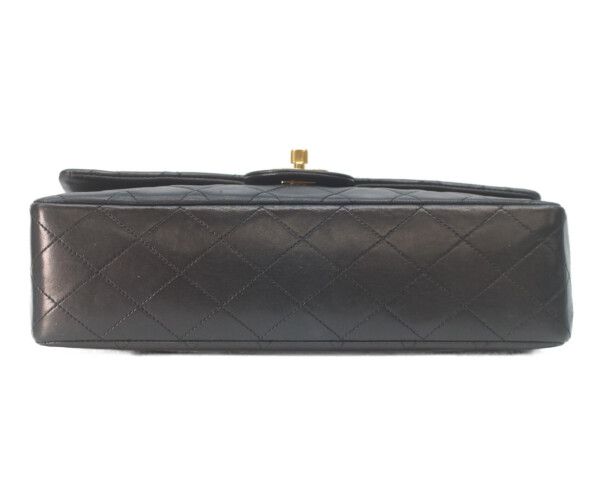 CHANEL シャネル A01112 黒ラム ゴールド金具 Wフラップ マトラッセ25 CHANEL シャネル A01112 黒ラム ゴールド金具 Wフラップ マトラッセ25