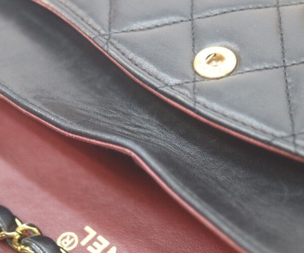 CHANEL シャネル A01112 黒ラム ゴールド金具 Wフラップ マトラッセ25 CHANEL シャネル A01112 黒ラム ゴールド金具 Wフラップ マトラッセ25