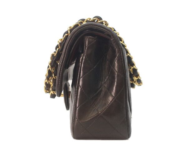 CHANEL シャネル A01113 黒ラム ゴールド金具 マトラッセ23