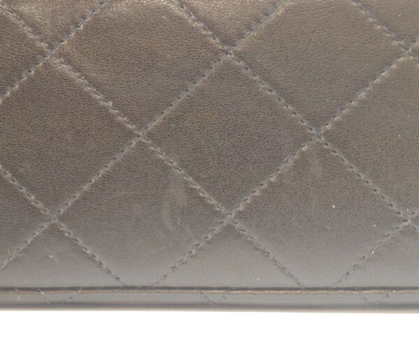 CHANEL シャネル A01113 黒ラム ゴールド金具 マトラッセ23