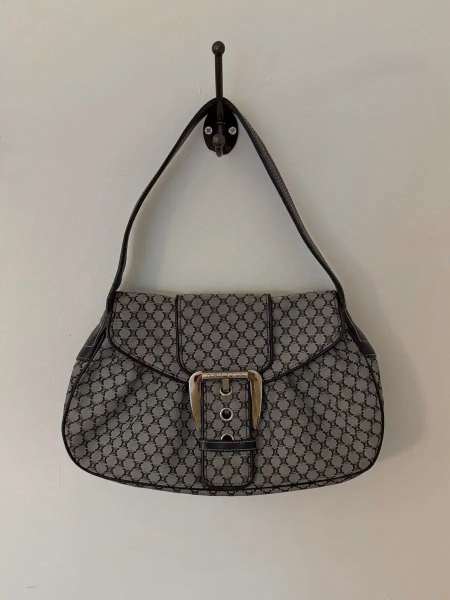 ヴィンテージ Celine セリーヌ マカダム ショルダーバッグ