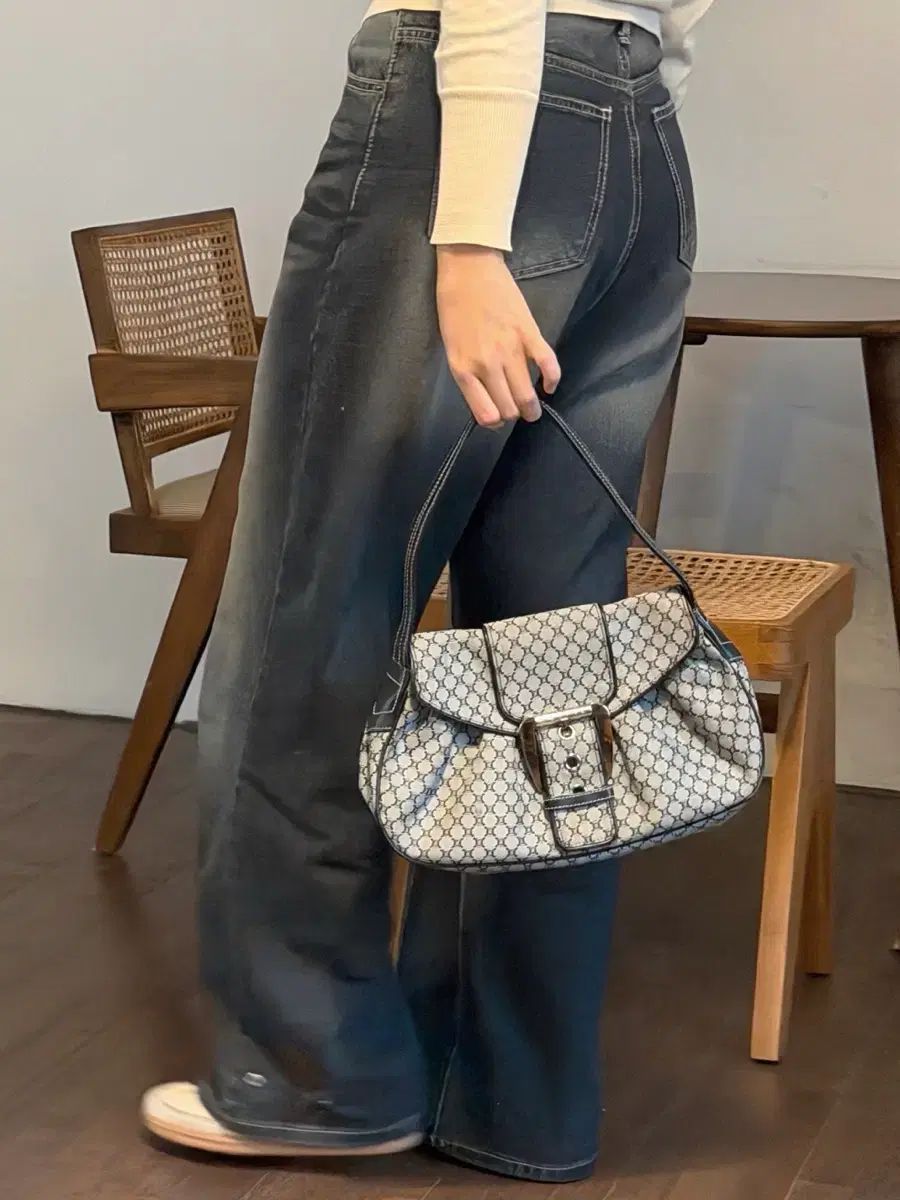ヴィンテージ Celine セリーヌ マカダム ショルダーバッグ