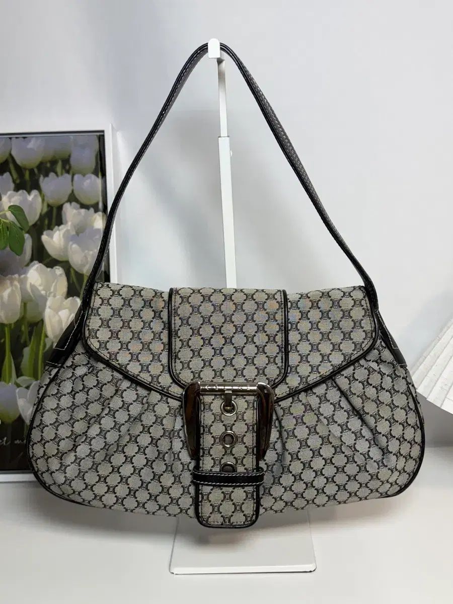 ヴィンテージ Celine セリーヌ マカダム ショルダーバッグ