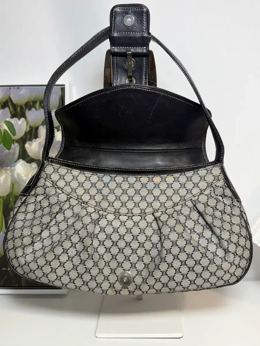 ヴィンテージ Celine セリーヌ マカダム ショルダーバッグ