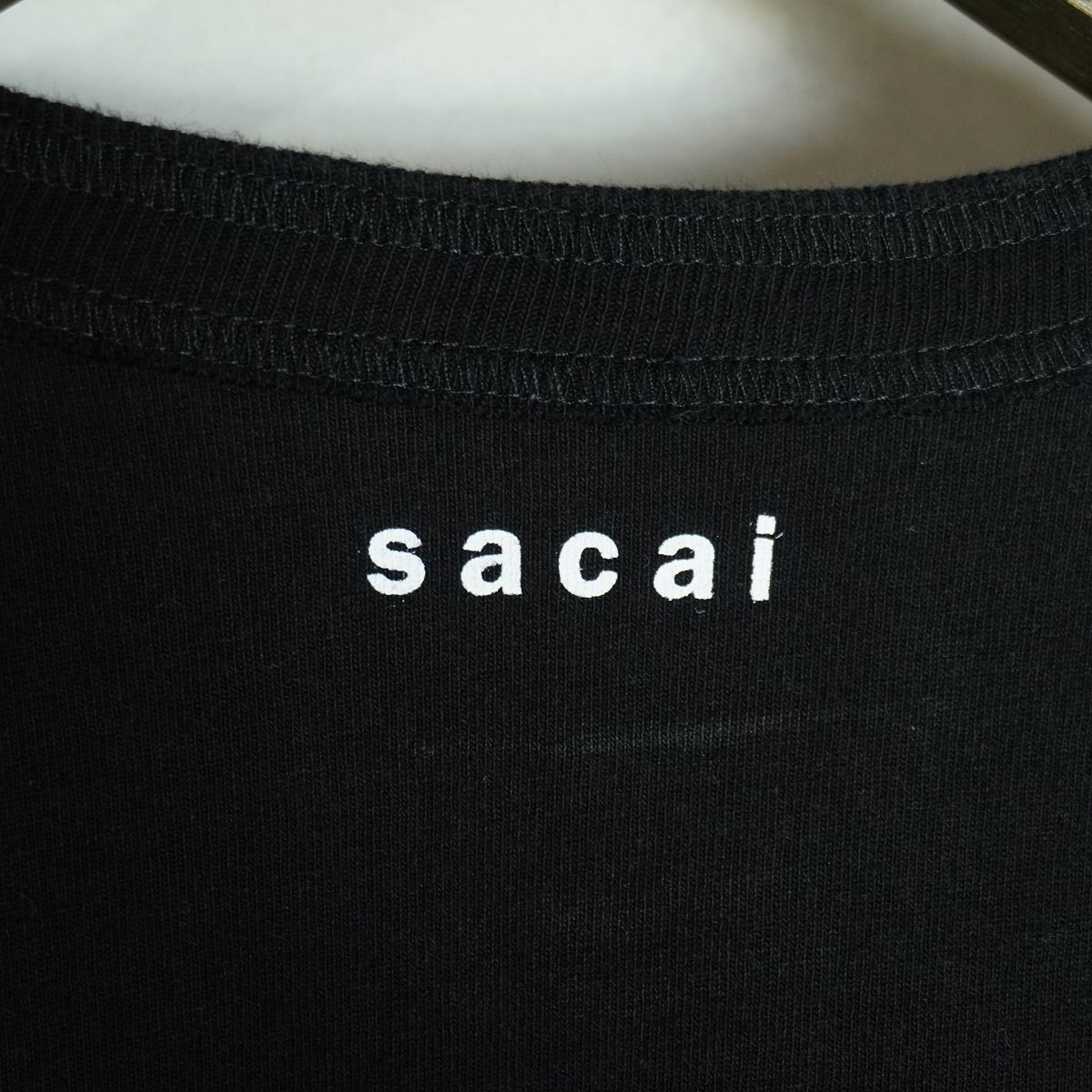 国内正規 23SS sacai サカイ × Eric Haze エリックヘイズ Circle Star T-Shirt サークルスター Tシャツ 半袖 23-0466S 黒 サイズ4 935Q♪ 国内正規 23SS sacai サカイ × Eric Haze エリックヘイズ Circle Star T-Shirt サークルスター Tシャツ 半袖 23-0466S 黒 サイズ4 935Q♪