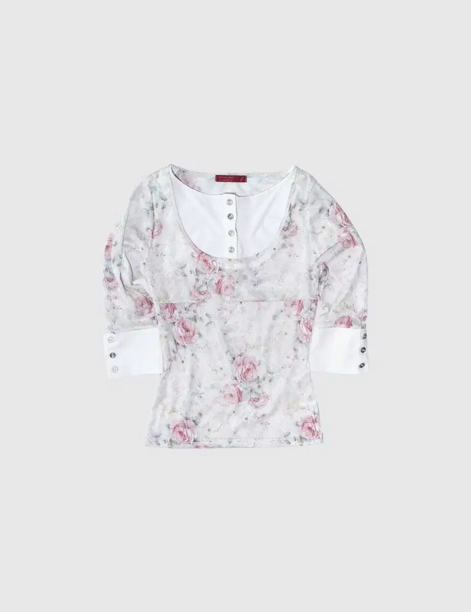 インアンド羊下ウール Harmony Layered top rose