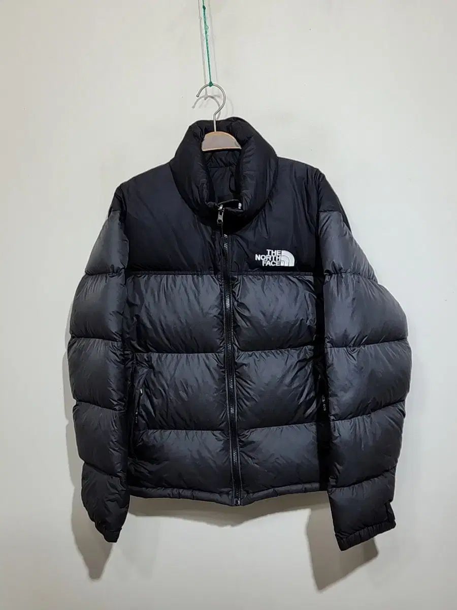 (L) THE NORTH FACE ザノースフェイス ヌプシダウンジャケット アウター チャコール ファー グースダウン ジャケット