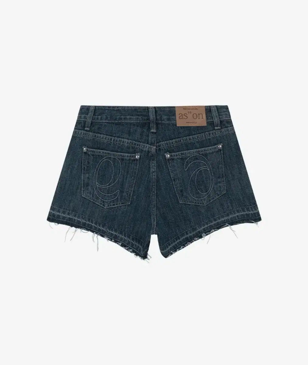 アズオン FOLD DENIM SHORT PANTS / BLUE S