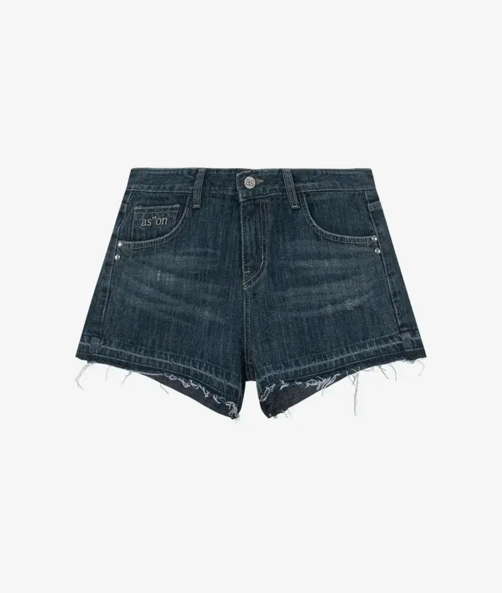 アズオン FOLD DENIM SHORT PANTS / BLUE S