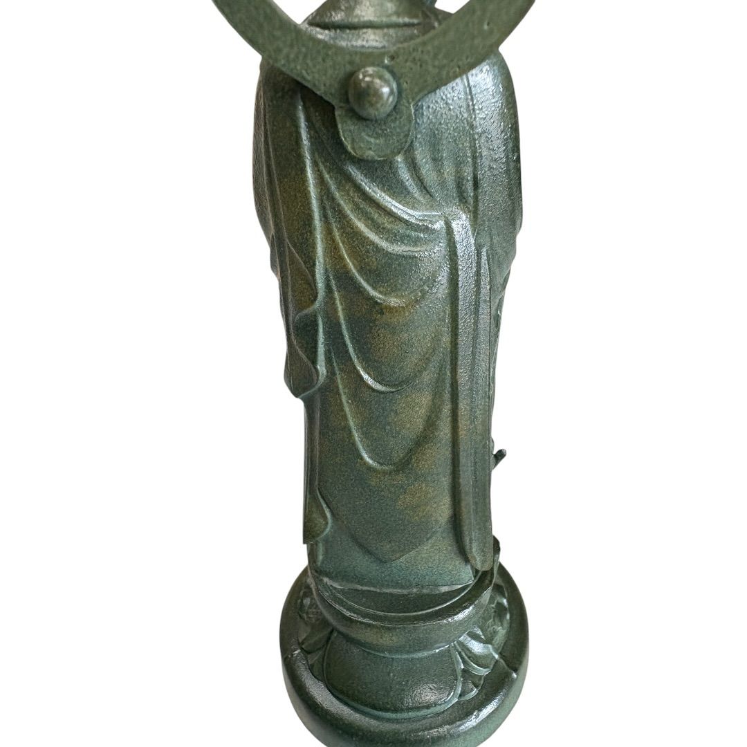 【アウトレット】地蔵菩薩立像 青銅色 約15cm 水子地蔵 仏像 置物 【アウトレット】地蔵菩薩立像 青銅色 約15cm 水子地蔵 仏像 置物