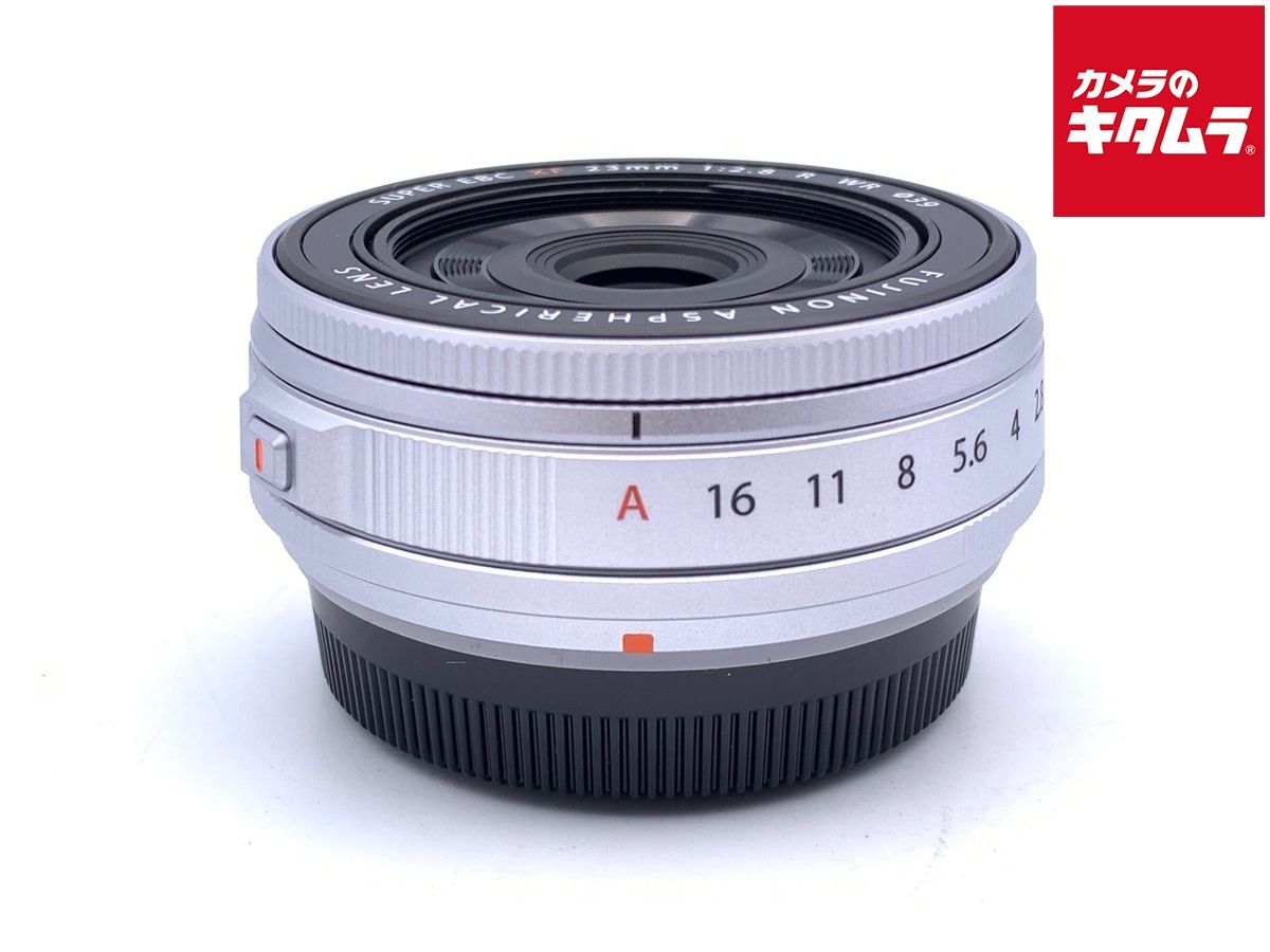 【中古】 【美品】 フジフイルム XF23mmF2.8 R WR シルバー