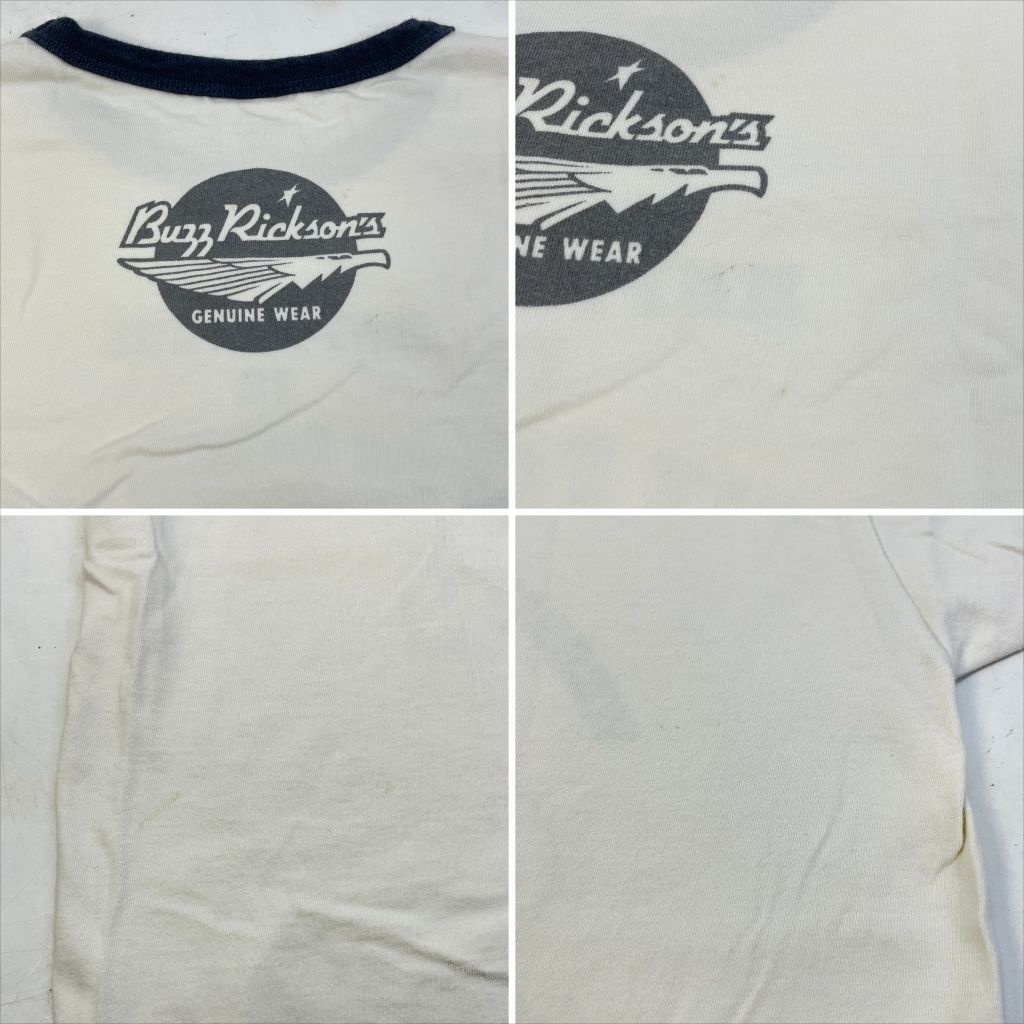 01w-6718 バズリクソンズ Buzz Rickson's × PEANUTS スヌーピー リンガーTシャツ 01w-6718 バズリクソンズ Buzz Rickson's × PEANUTS スヌーピー リンガーTシャツ