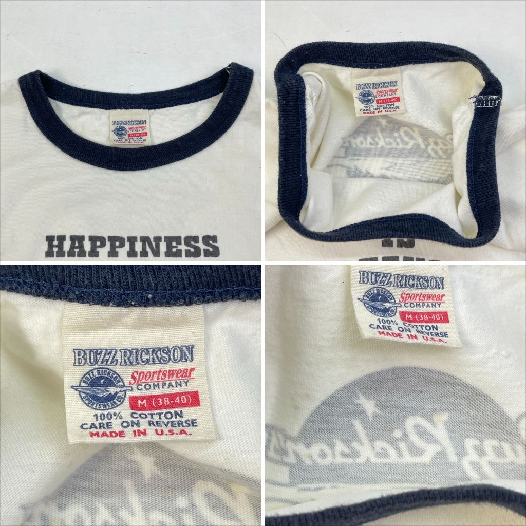 01w-6718 バズリクソンズ Buzz Rickson's × PEANUTS スヌーピー リンガーTシャツ 01w-6718 バズリクソンズ Buzz Rickson's × PEANUTS スヌーピー リンガーTシャツ