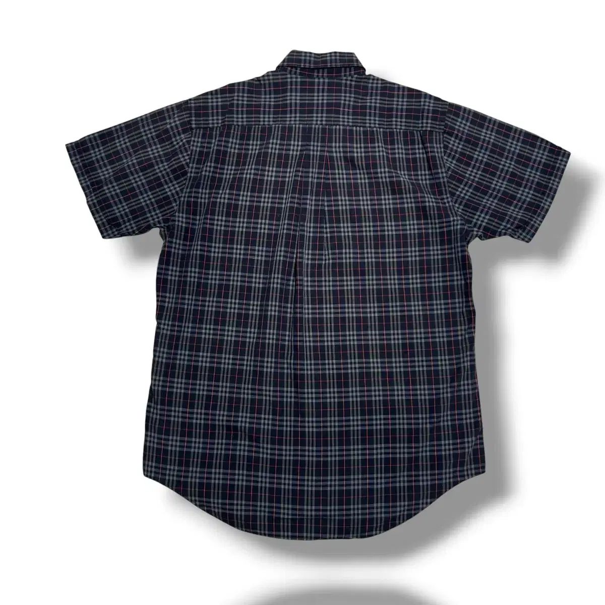 BURBERRY バーバリー 39(M) ノヴァチェック 半袖 半そで シャツ ネイビー BURBERRY バーバリー 39(M) ノヴァチェック 半袖 半そで シャツ ネイビー
