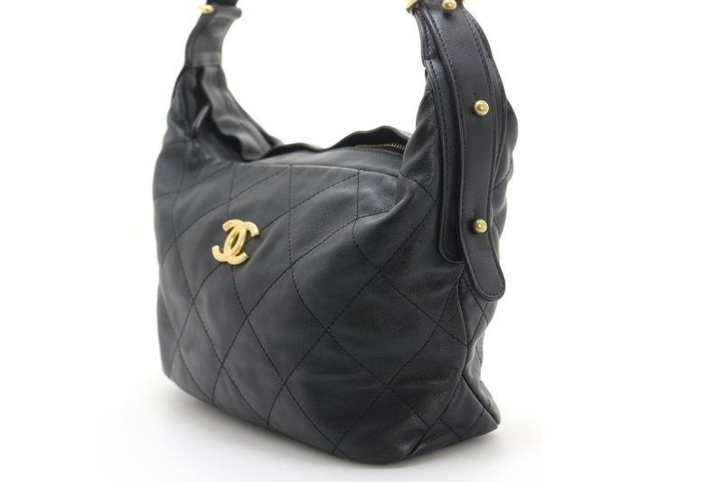 CHANEL シャネル バッグ ショルダーバッグ AS2910 カーフ ブラック レディース【中古】