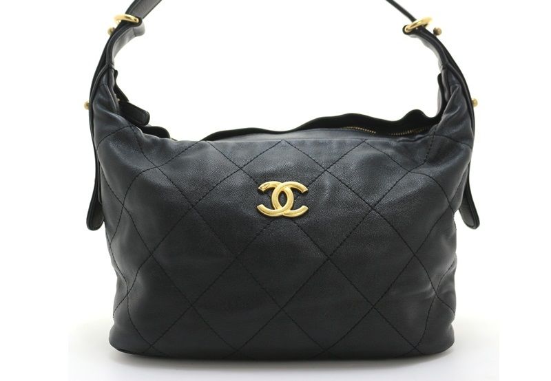 CHANEL シャネル バッグ ショルダーバッグ AS2910 カーフ ブラック レディース【中古】
