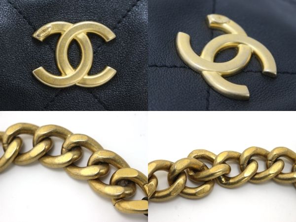 CHANEL シャネル バッグ ショルダーバッグ AS2910 カーフ ブラック レディース【中古】