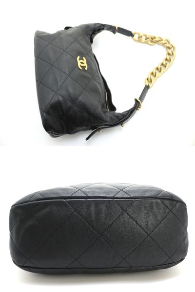 CHANEL シャネル バッグ ショルダーバッグ AS2910 カーフ ブラック レディース【中古】