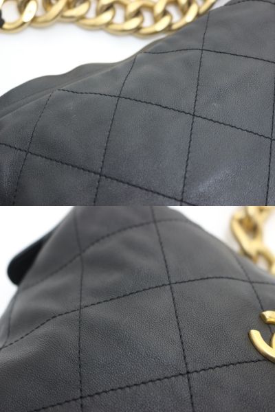 CHANEL シャネル バッグ ショルダーバッグ AS2910 カーフ ブラック レディース【中古】