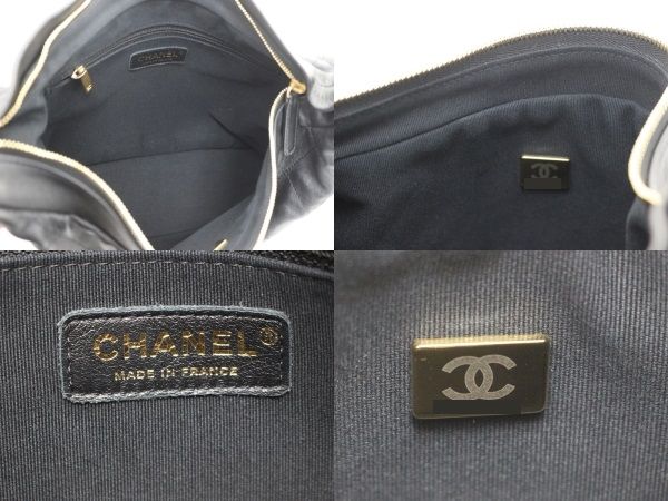 CHANEL シャネル バッグ ショルダーバッグ AS2910 カーフ ブラック レディース【中古】