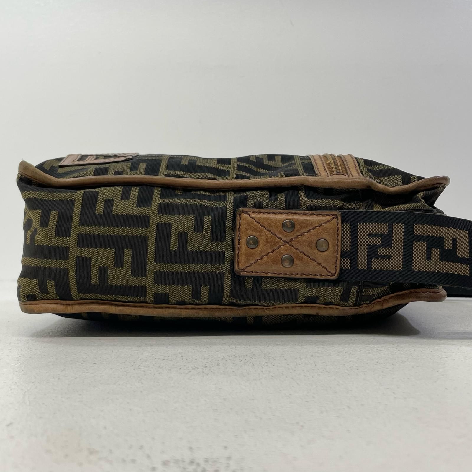 【中古】FENDI | フェンディ ズッカ柄 ショルダーバッグ 7VA152 ブラウン【尾張小牧店】