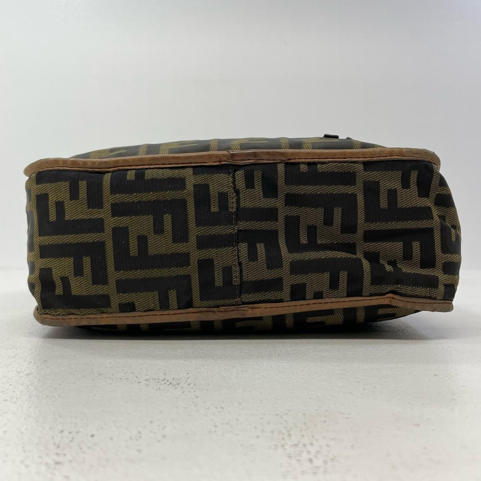 【中古】FENDI | フェンディ ズッカ柄 ショルダーバッグ 7VA152 ブラウン【尾張小牧店】