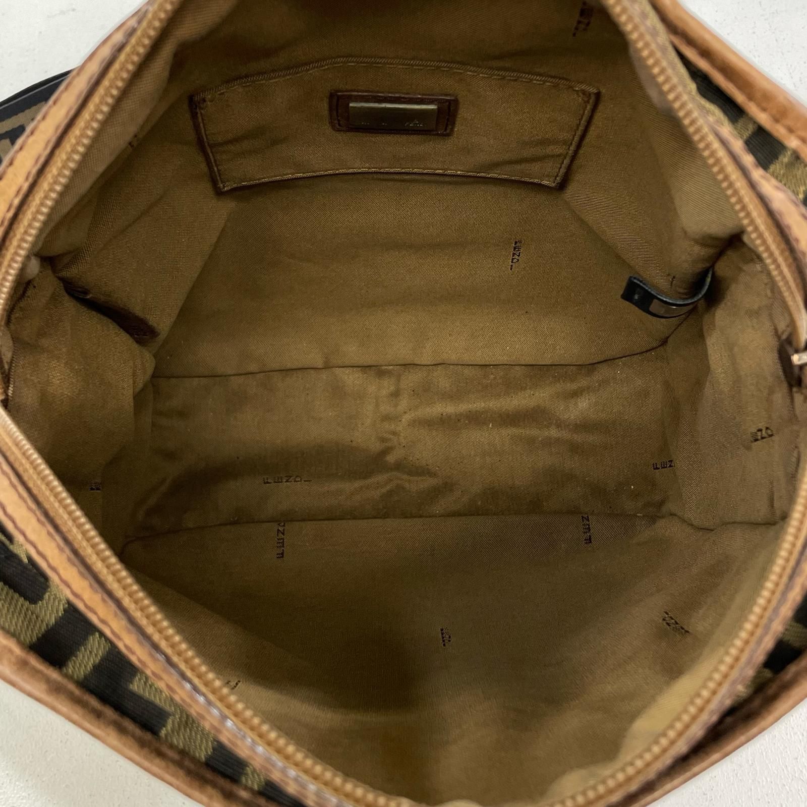 【中古】FENDI | フェンディ ズッカ柄 ショルダーバッグ 7VA152 ブラウン【尾張小牧店】
