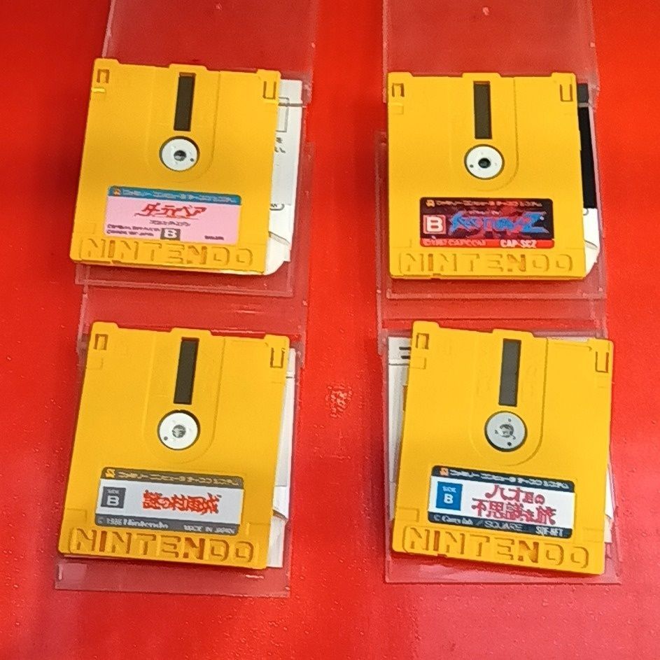 ディスクシステム ソフトのみ 4点セット ファミコンソフト ダーティ