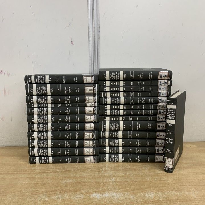 ■01)【1点限り!】【除籍本】Early modern African American Writers 全25巻セット/本の友社/アフリカ系アメリカ文学/著作集/洋書/英語/B