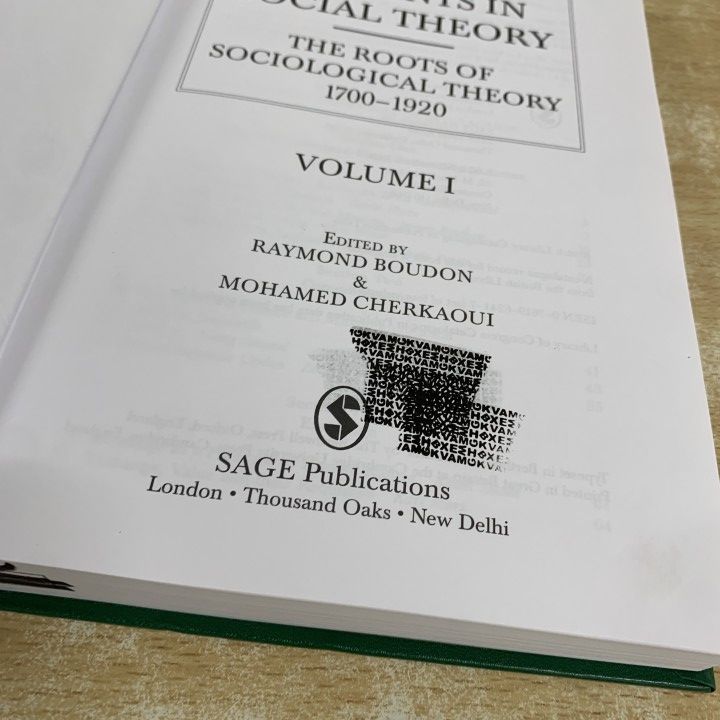 ▲01)【1点限り!】【除籍本】社会理論論文集 全8巻セット/Central Currents in Social Theory/SAGE Publications/洋書/社会学/B