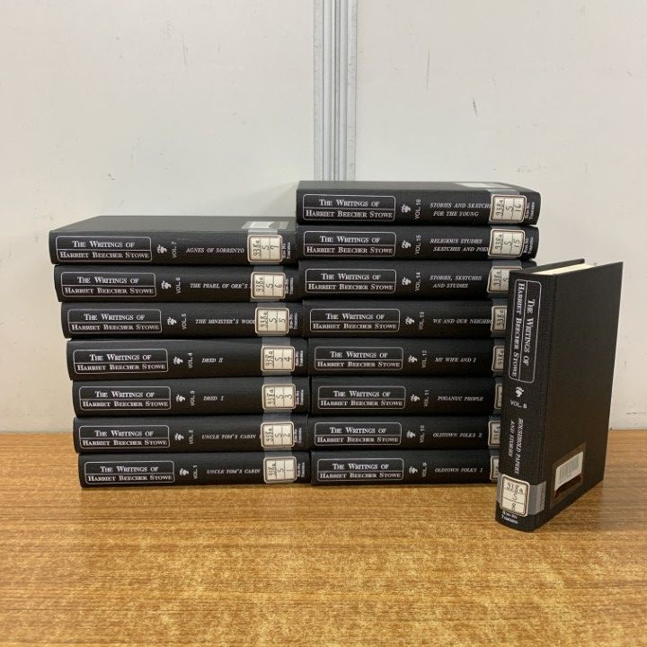 ■01)【1点限り!】【除籍本】ハリエット・ビーチャー・ストウ 全16冊セット/The Writings of Harriet Beecher Stowe/本の友社/洋書/B