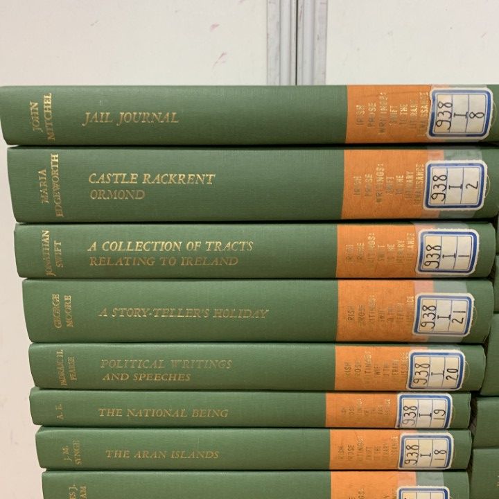■01)【1点限り!】【除籍本】アイリッシュ散文 作品選集 全23巻24冊セット/IRISH PROSE WRITINGS/Hon-No-Tomosha/アイルランド/文学/B