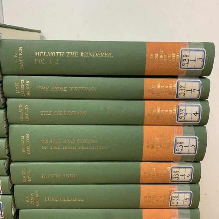 ■01)【1点限り!】【除籍本】アイリッシュ散文 作品選集 全23巻24冊セット/IRISH PROSE WRITINGS/Hon-No-Tomosha/アイルランド/文学/B