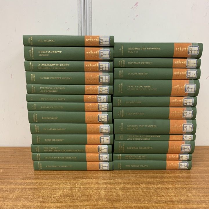 ■01)【1点限り!】【除籍本】アイリッシュ散文 作品選集 全23巻24冊セット/IRISH PROSE WRITINGS/Hon-No-Tomosha/アイルランド/文学/B