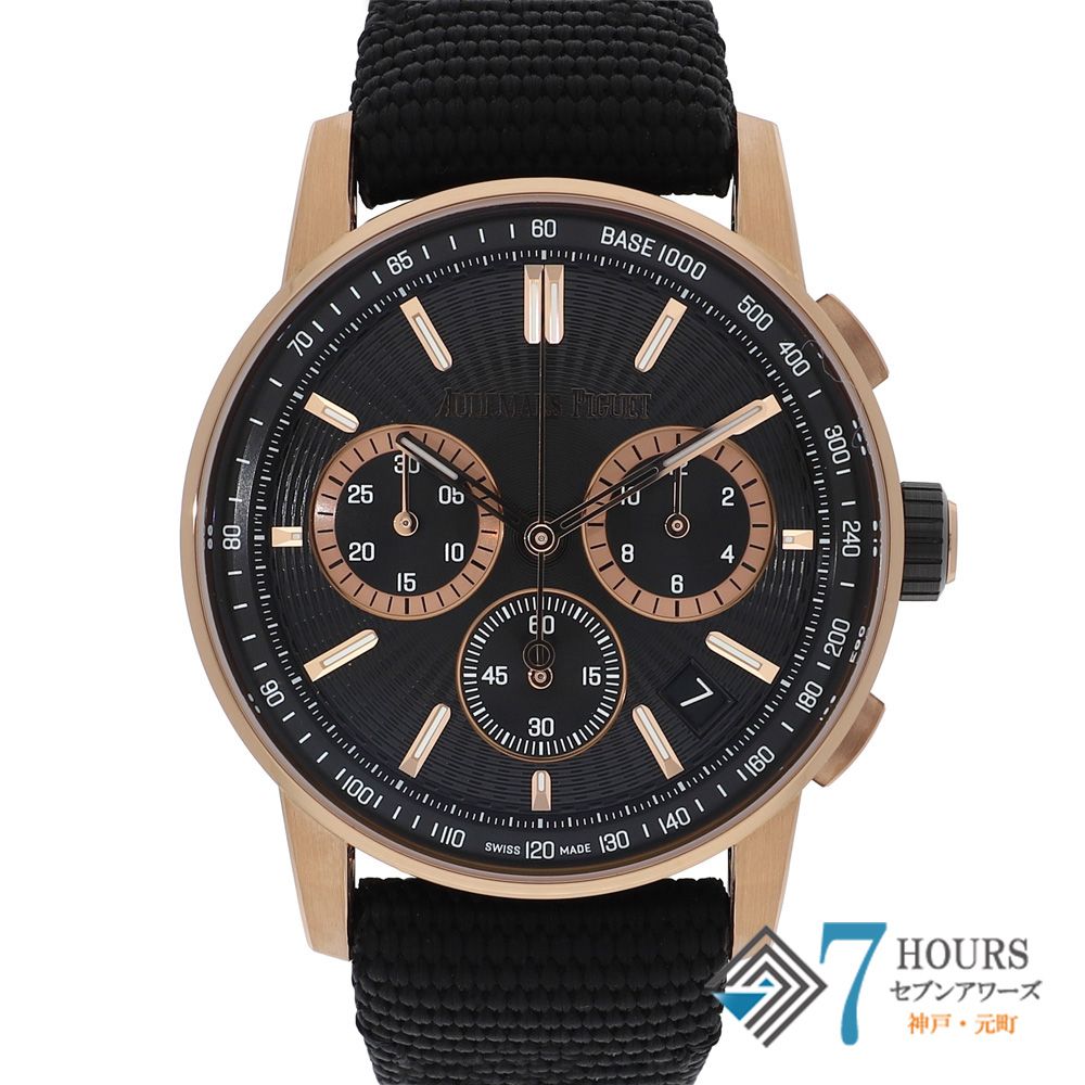 145892 AUDEMARS PIGUET オーデマ・ピゲ 29393NR.OO.A002KB.02 ブラック ピンクゴールド ナイロン 自動巻き 純正ボックス