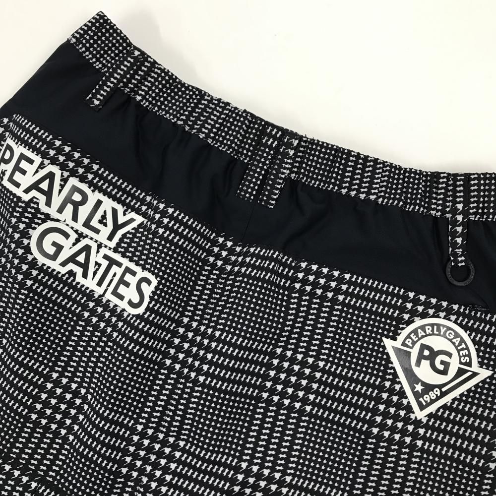 パーリーゲイツ 千鳥格子 スカート ゴルフウェア PEARLY GATES PEARLY GATES（パーリーゲイツ） スカート 白×黒 千鳥格子 ストレッチ