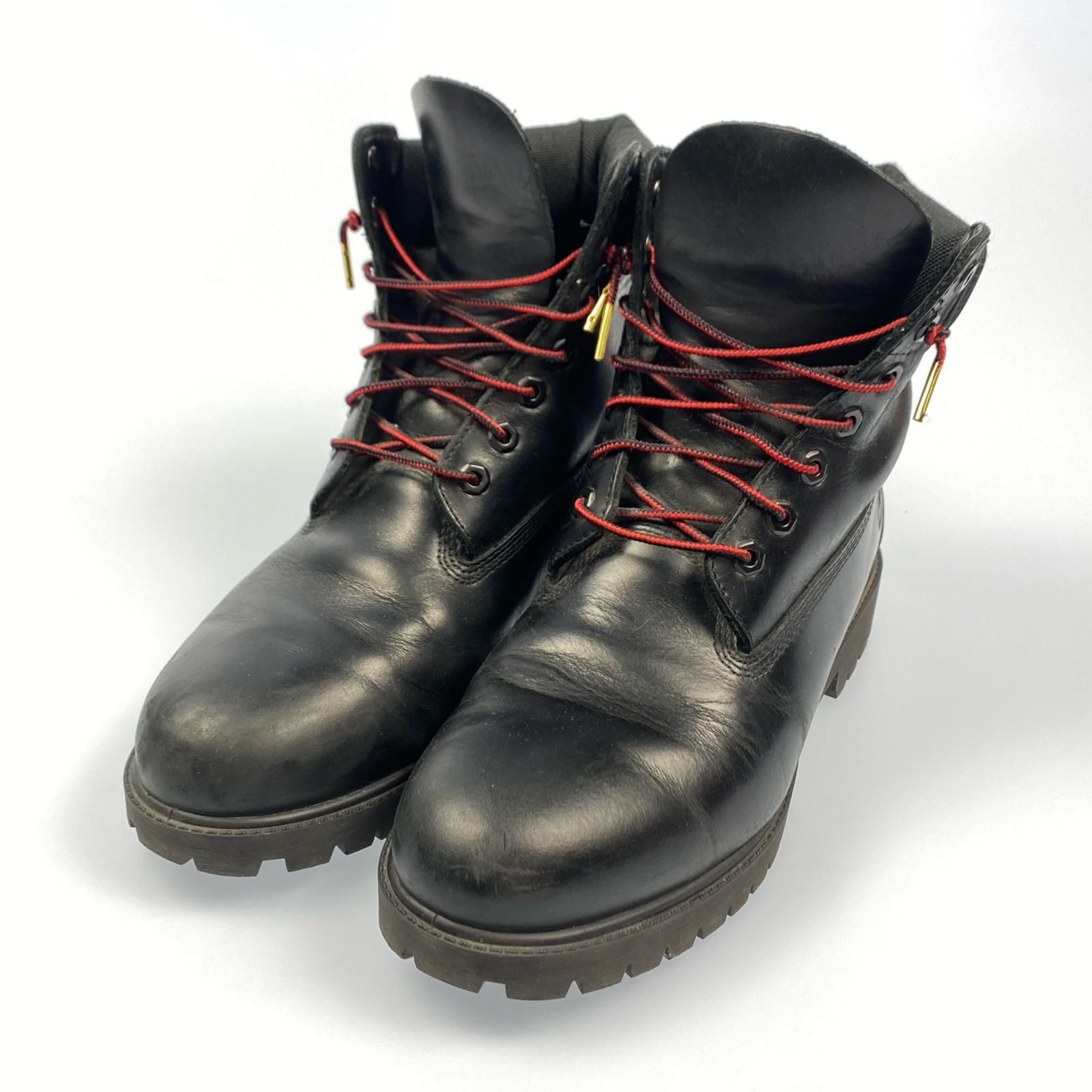 【姫路東店】 中古 Timberland | ティンバーランド ブーツ 6インチ プレミアム ブーツ BLK FL GRAIN A41MW-EL2 28.0cm ブラック 【127】
