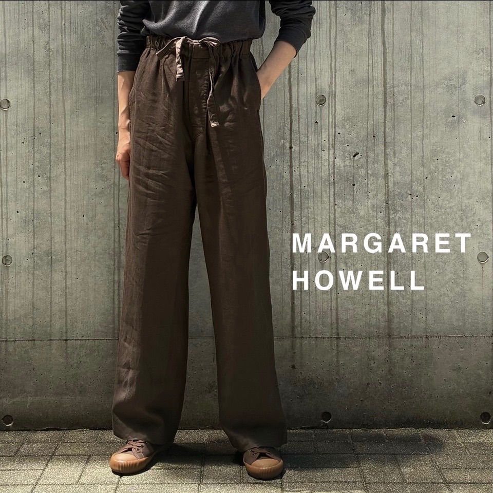 MARGARET HOWELL / リネン イージーパンツ