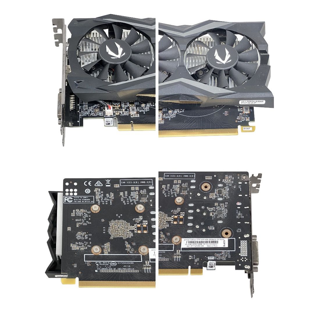 ZOTAC GeForce GTX1650 4GB GDDR6 グラフィックボード PCパーツ PC周辺