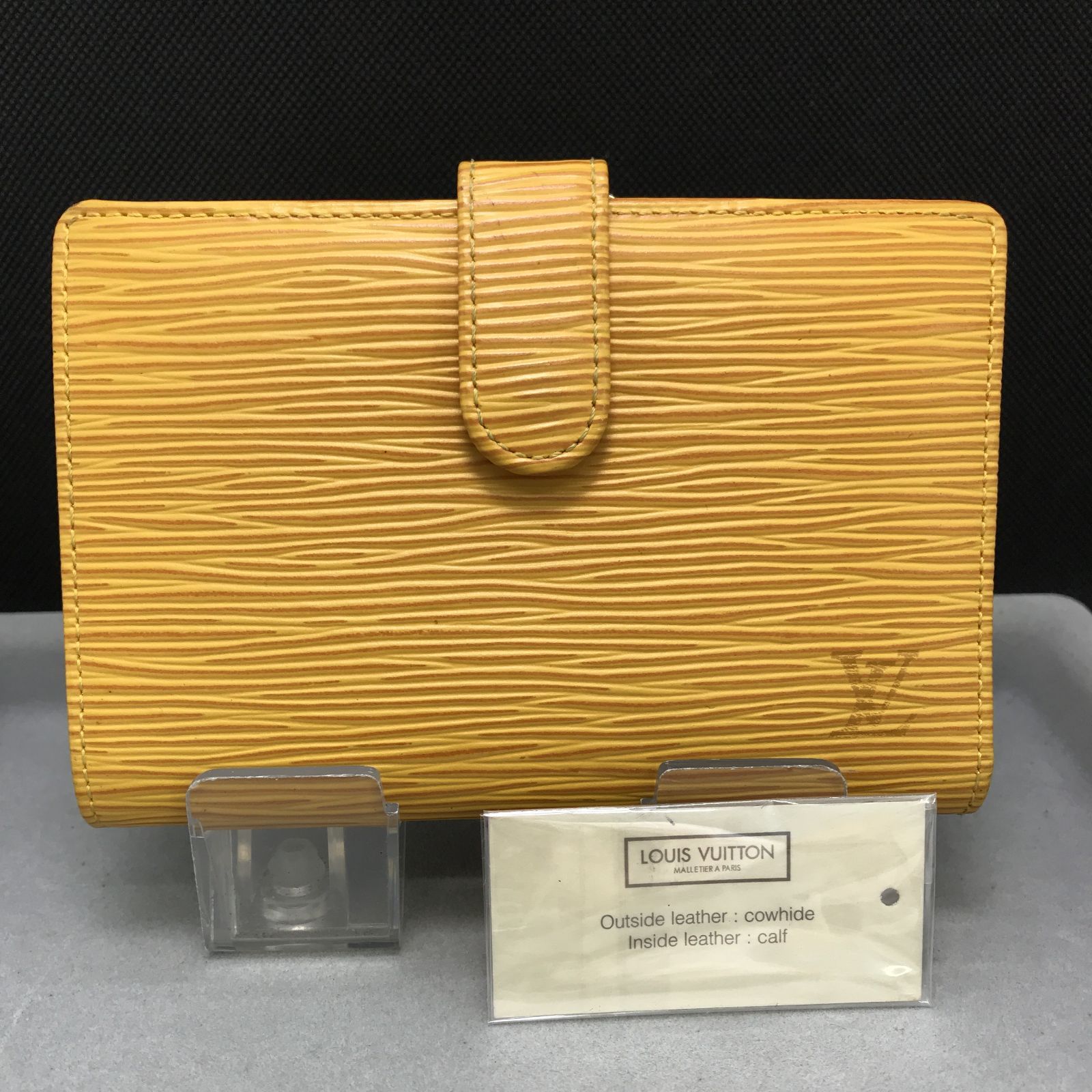 美品】LOUIS VUITTON ルイヴィトン 二つ折り財布 ポルトモネビエ