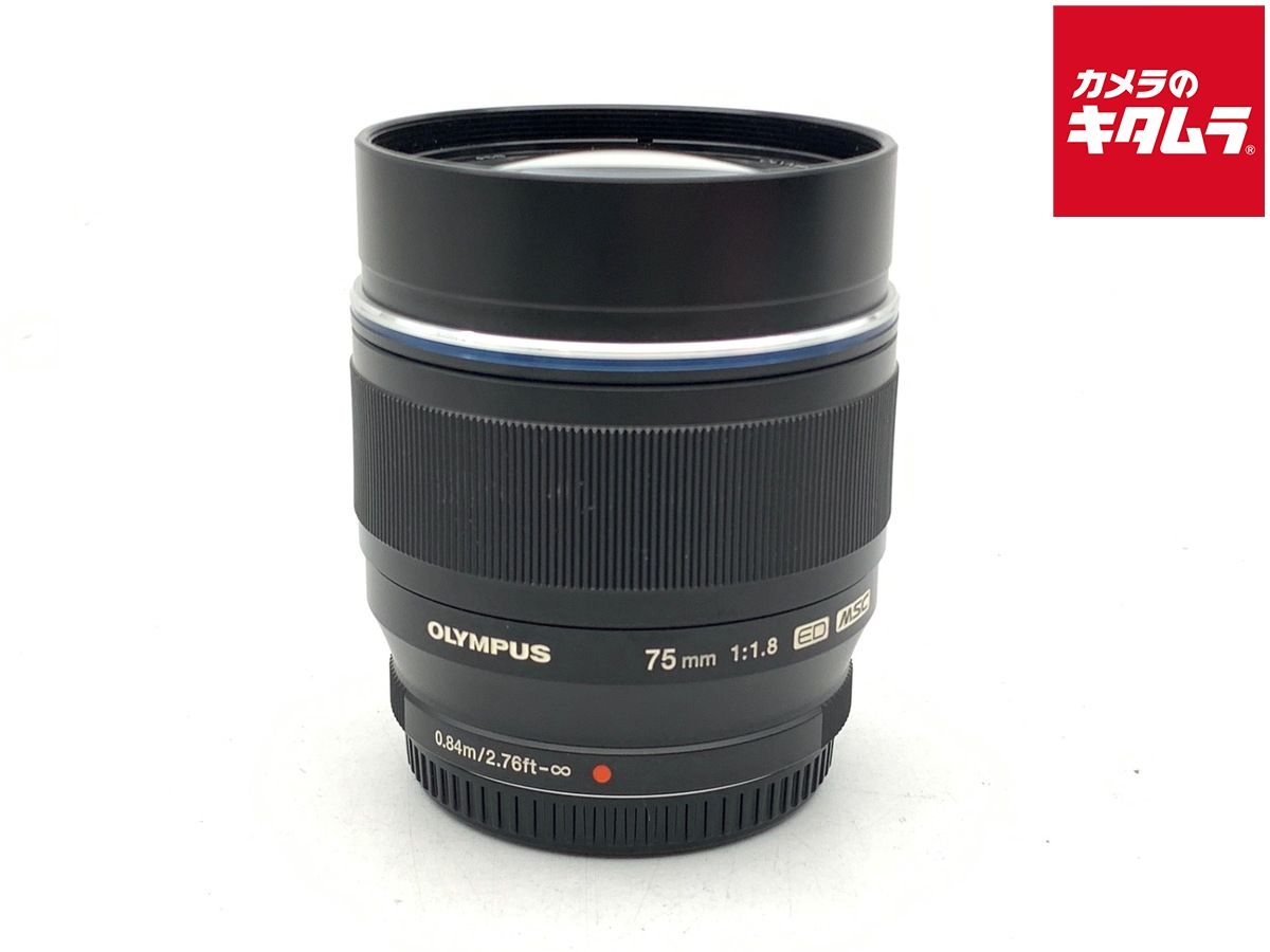 【中古】 【良品】 オリンパス M.ZUIKO DIGITAL ED 75mm F1.8 ブラック