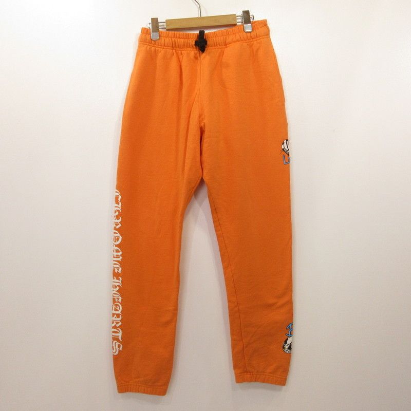 【姫路東店】 中古 CHROME HEARTS | クロムハーツ ×MATTY BOY パンツ 国内正規品 Link & Build Sweatpants オレンジ サイズ：L 【108】