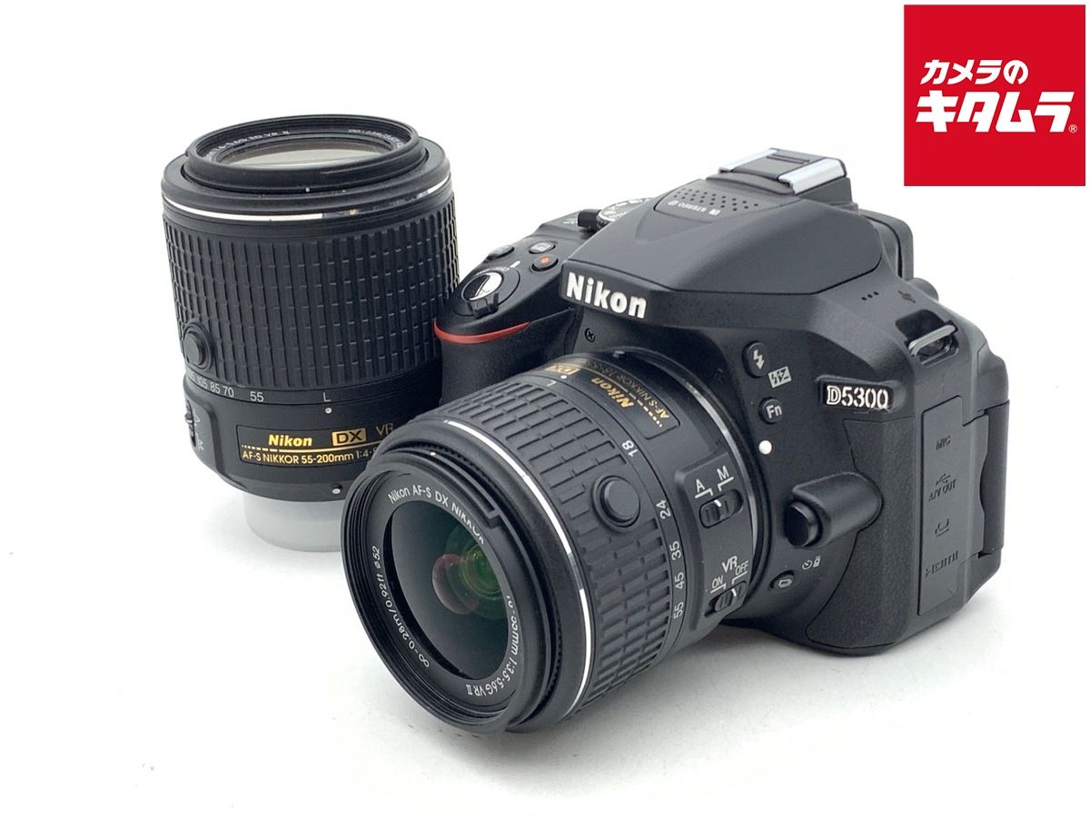 【中古】 【並品】 ニコン D5300 ダブルズームキット2 ブラック