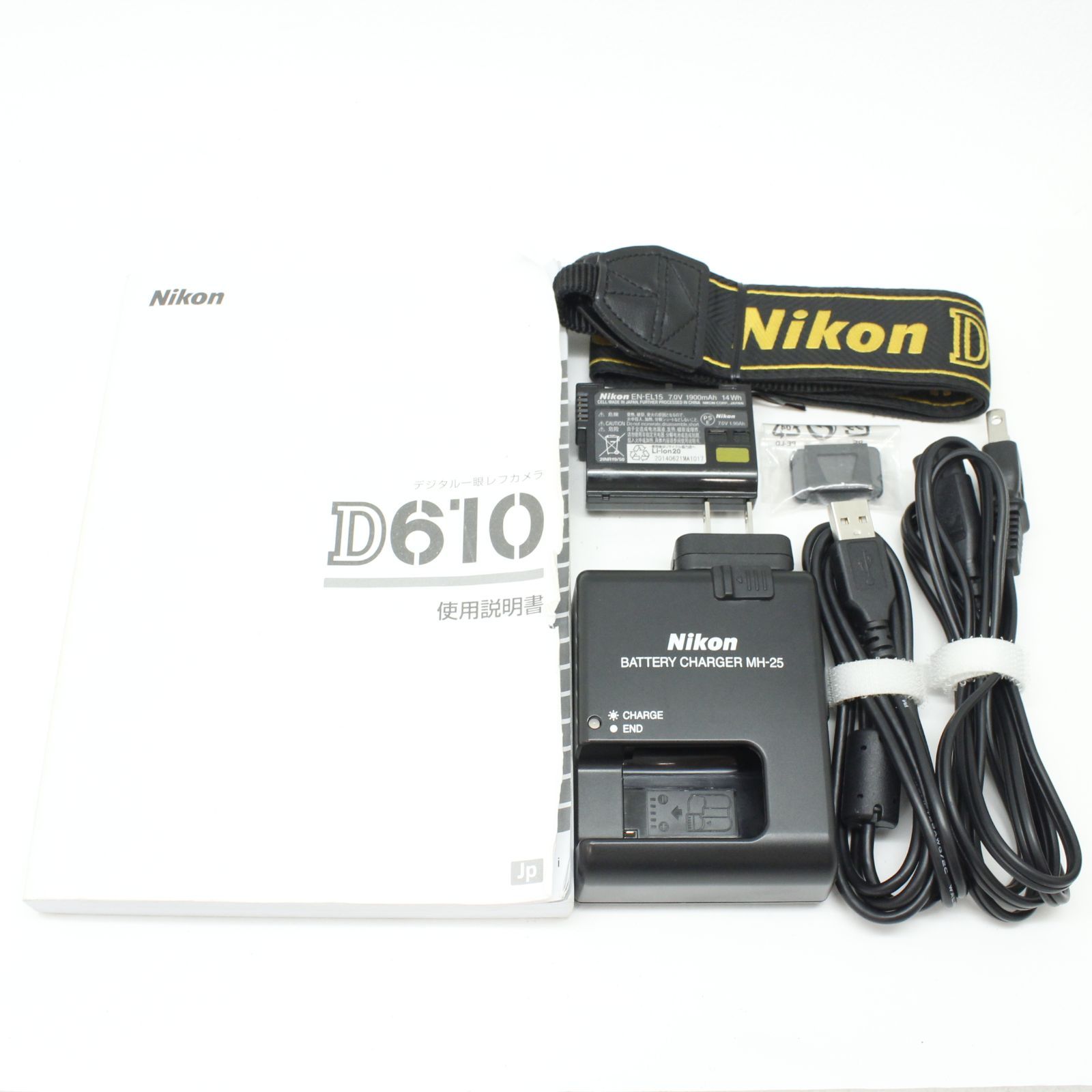 美品♡Nikon D610 ボディ♡充電器&バッテリー2つ&ストラップ付き♡ Nikon D610 ボディ - メルカリ