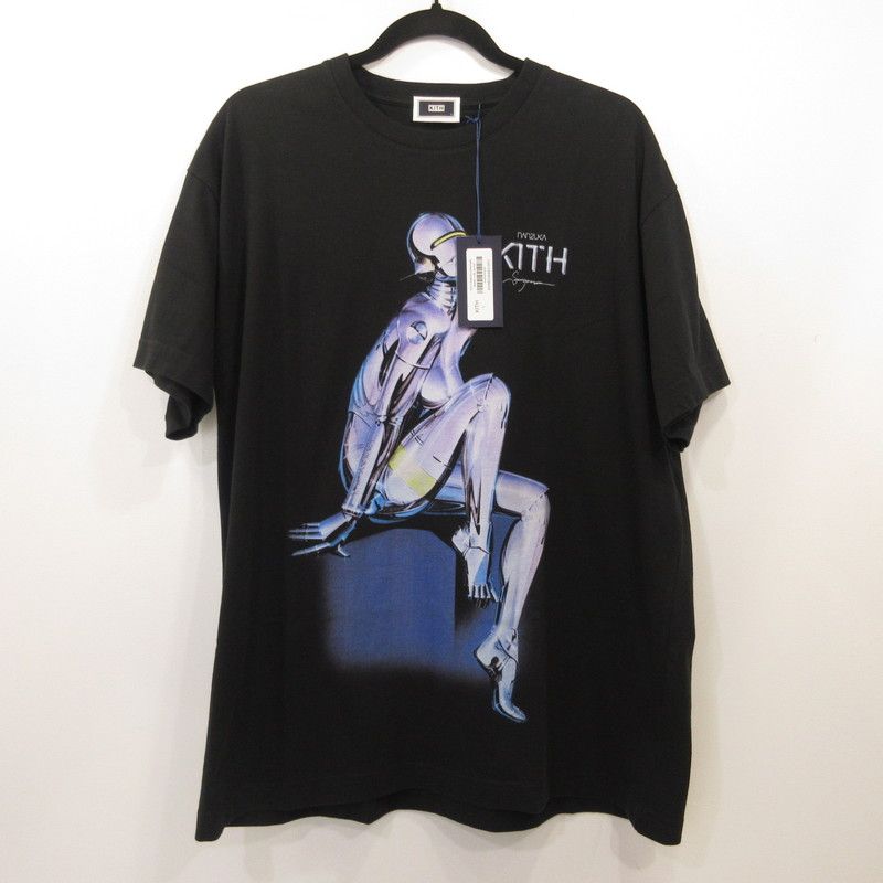 【姫路東店】 中古 KITH | キース 半袖Tシャツ Model A Tee KHM034443-001 ×NANZUKA SORAYAMA ブラック サイズ:L 【103】