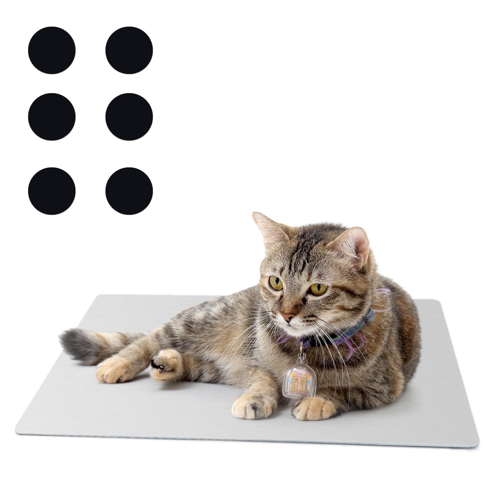 猫ひんやりプレート 犬用冷却マット クールアルミボード 冷感 50*30cm 涼しい 暑さ対策 熱中症 物理的温度を下げる 夏グッズ 大きいサイズas 3d31fc64