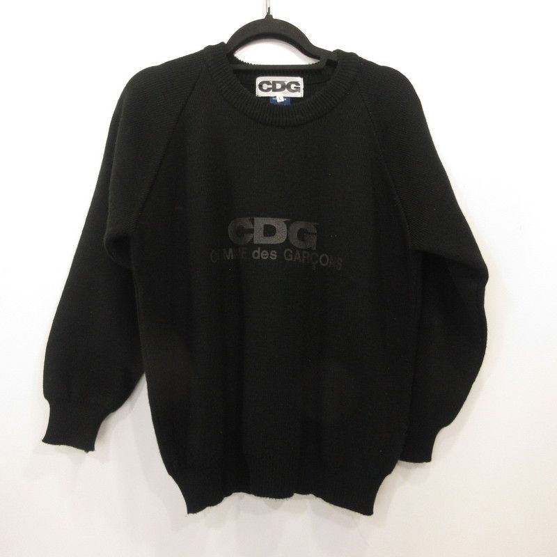 【姫路東店】 中古 COMME des GARCONS | コムデギャルソン セーター SZ-N003 ×Lochaven Of Scotland ブラック サイズ：L 【108】