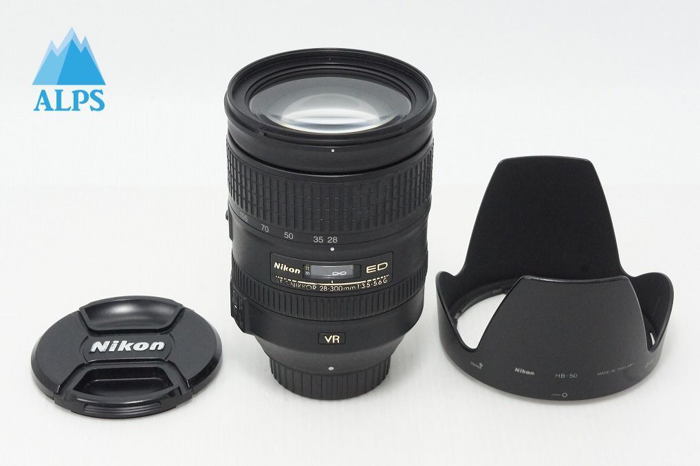 Nikon ニコン AF-S NIKKOR 28-300mm F3.5-5.6G ED VR ズームレンズ フード付 260515d